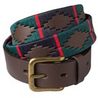 Genuine Leather Belt Adjustable Handmade Woven Gaucho Western Polo Belt Unisex