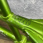 Diamond Back Franko Bmx Frame Assault Green 7005 Alloy Old School Bmx Bike 20