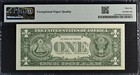 1957  1 Silver Certificate Star Note  Fr 1619   Pmg Gem Uncirculated 66 Epq