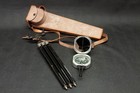 Vintage D w  Brunton Wm  Ainsworth   Sons Pocket Transit Compass   Tripod   Case