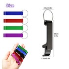 50x Bottle Opener Key Ring Portable Keyring Keychain Aluminum Beer Bar Tool Claw