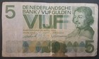 1966 Netherlands 5 Gulden P90a 4kq085198 