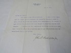 1901 Signed John Rockefeller Letter To Chief Physician At Sing Sing Prison