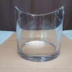 Tiffany   Co  Modern Crystal Ice Bucket With Open Handles 