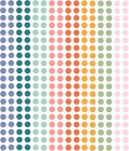 1 4 Inch Round Color Coding Labels Roll Solid Colors Dot Stickers Adhesive Co   
