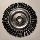 Weiler 5  Twist Knot Wire Wheel 08756 Roughneck Jr   020  Wire 5 8 -11 Nut 