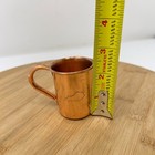 Vintage 100  Copper Small Shot Mug Kentucky 2 25 In Tall