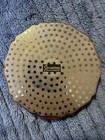 Vintage 50s Stratton Blue gold Floral Roses Powder Mirror Compact Case England