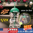 2026 Starbucks New Glass Bear Cold Cup With Straw 20oz Mug Jar Coffee Cup