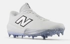 New Balance Fuelcell Compv4 White Men s Baseball Cleat Shoes