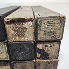 Vintage Lot Of 11 Player Piano Music Rolls Antique  W boxes