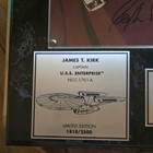 William Shatner Authentic Autographed Limited Edition Star Trek 6 Plaque