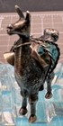 Miniature 1 1 4  Sterling Silver Lama Standing Figure With Bell Saddle