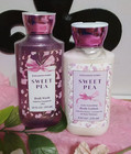 Bath   Body Works Sweet Pea 6 Pc Set With Gift Bag