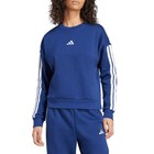 Adidas Essentials 3stripes Fleece Sweatshirt Womens Blue  Sb1158-jx7687