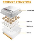 Egg Incubator  Automatic Turner 16eggs Poultry Hatching Machine  Automatic 