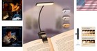 Lightweight Rechargeable Clip Light With Stepless Dimming For Night Reading