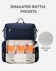 Neoprene Diaper Bag Backpack With Insulated Pockets  Large Newborn Baby Mater   