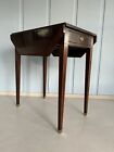 Baker Furniture Hepplewhite Style Mahogany Pembroke Side Table