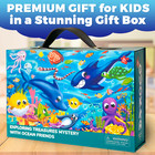 Quokka 48 Pieces Giant Floor Puzzles Fortoddlers Ages 4-6   2x3 Ft   Ocean