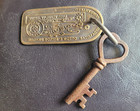 Historic Hotel De Paris Brothel Room Brass Tag Key Antique Look Western Tag Key