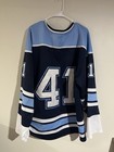  41 Game Used Worn University Of Maine Umaine Black Bears Womens Goalie Jersey