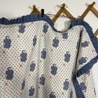 Vintage Baby Quilt Nursery Crib Elephants 