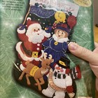 Bucilla Felt Holiday Christmas Stocking Kit Celebration Santa Frosty Reindeer