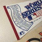 Vintage Baseball Pennant Lot Orioles 1983 Champions And Worlds Series Cubs 1984