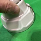 Vintage Porcelain Ceramic Ceiling Light Socket Fixture Art Deco With Pull Chain