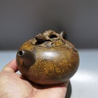 6  Chinese Yixing Zisha Clay Handmade Carved Kung Fu Tea Exquisite Teapot