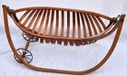 Antique 1876 Primitive Ford Johnson Bentwood Field Or Slave Baby Cradle Doll Sz