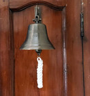 Nautical Vintage Brass  Ship Bell Maritime Wall Mounted Bracket For Home Decors 