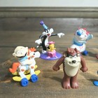 Vintage 1980 s Pvc Mini Figure Lot Garfield Captain Crunch Mario