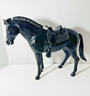 Vintage Marx Johnny West Tan   Black Pancho Horse Lot Plz Read