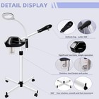 2 In 1 Professional Facial Steamer With 5x Magnifying Lamp Large Fst-02