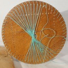Vintage Polka Spiderweb Lace-making Wheel With Instructions Circa 1938