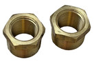 3 4  X 1 2  Male Npt X Female Npt Hex Bushing Reducer Brass Pipe Fitting 2-pack