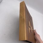 Scrapbook 1950s Vintage Rustic Wood Oregon Souvenir Album California Handcraft