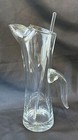 Mcm Glass Martini Pitcher With Sleek Design And Stirrer--a Rare Find 