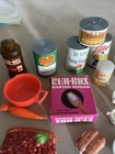Vintage Pretend Kitchen Grocery Lot Play Food Cans Boxes Real Brands