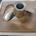 Vintage Bronze Quick Silver Boat Propeller 2 Blade 12  Dia 49-28267a1-19