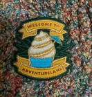 Disneyland Patch Says   welcome To Adventureland  Beanie