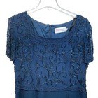 20montage By Mon Cheri Dress Navy Dark Evening Formal Mother Of The Bride Beaded