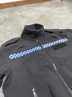 Black Soft Shell Fleece Jacket Security Patrol Tv Film Model Pr2ssf1