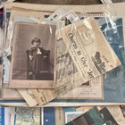 100  Vintage Paper Ephemera Huge Lot - For Junk Journals Mixed Media With Trims