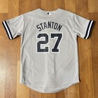 Majestic Youth New York Yankees Stanton 27 Jersey Mlb Cool Base M 10 12