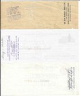 3 Different Vintage Coca Cola Bank Checks Lot  35  1928  3 Diff  States Reduced 
