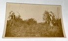 Rare Antique Men  Native American Headdress Costume Fashion Snapshot Photo  Bows
