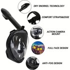 Full Face Snorkel Mask Adult Kids Scuba Diving Underwater Swimming Anti-fog 180  